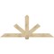 Ekena Millwork Kennewick Rough Sawn Timber Gable Bracket, Douglas Fir, 84"W x 35"H x 2"D x 6"F, 10/12 Pitch GBW084X35X0206KEN00RDF - alternate 1